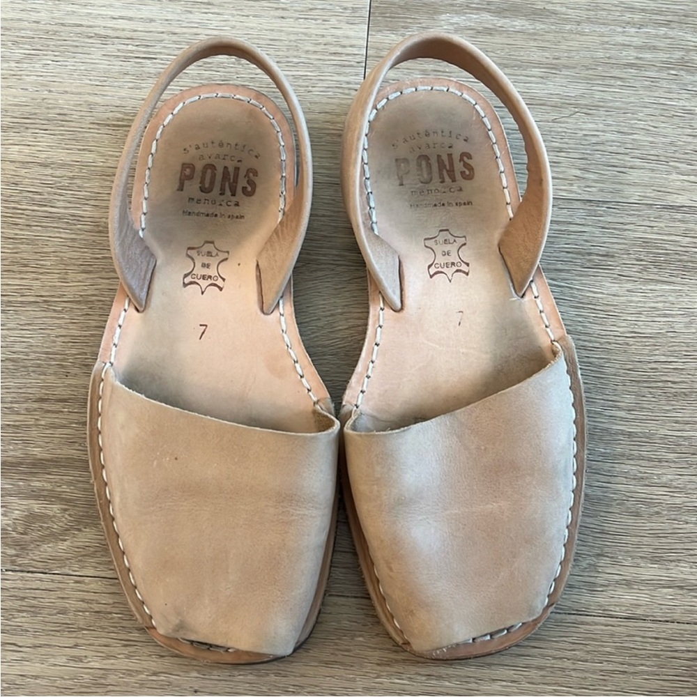 Tan Pons Avarcas Size 7